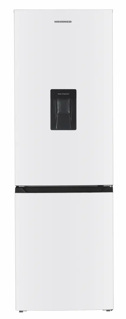 Combina frigorifica HEINNER HC-HM313WDE++, 313 L, Clasa E, Lumina LED, Usi reversibile, H 185.8 cm (Alb)