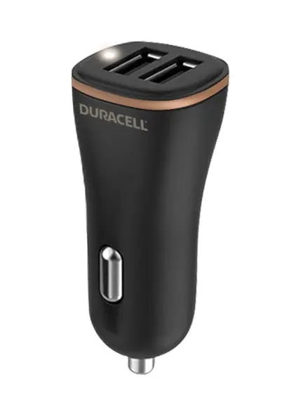 Incarcator auto Duracell DR6010A, 30W, 2 x USB-A (Negru)