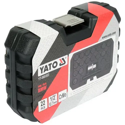 Set chei desfacere antifurt roti BMW, 22 piese YATO YT-060303