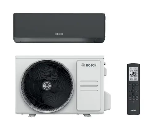 Aparat de aer conditionat BOSCH Climate 7000i, 12000 BTU Wi-Fi, Clasa A+++/A+++, functie Save Plus, functie Power Control, Wind Avoid Me, 3D Airflow, i-Clean, Follow me (Negru)