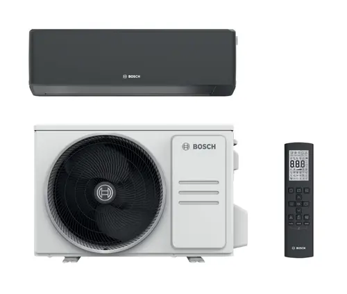 Aparat de aer conditionat Bosch Climate 7000i, 18000 BTU, Wi-Fi, Clasa A+++/A+++, Save Plus, Power Control, Wind Avoid Me,3D Airflow, i-Clean, Follow me (Negru)