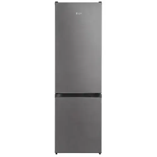 Combina frigorifica LDK CF-268S, Capacitate 268 l, Less Frost, Termostat reglabil, Iluminare LED, H 175 cm, Clasa E (Argintiu)