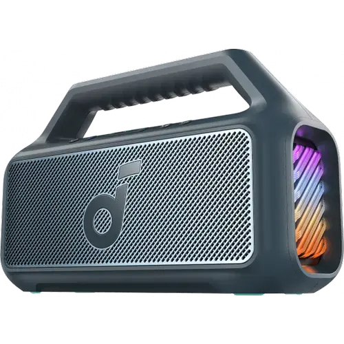 Boxa Portabila Bluetooth Anker SoundCore Boom 2 New Version A3138032, 80W, TWS, RGB, Waterproof, Albastru