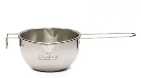 Vas pentru topit ciocolata Heinner VN-FM-SS2614, 26 x 14 x 6 cm, 400 mL (Inox)