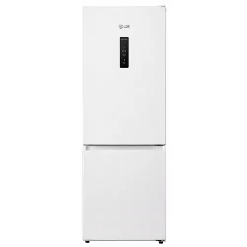 Combina frigorifica LDK CF-320NFDI W, Capacitate 320 l, No Frost, Control Touch, Big Crisper, H 185 cm, Clasa E (Alb)