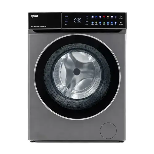 Masina de spalat rufe LDK Queen3 814DDMTSS, Clasa A, Capacitate 8 Kg, 1400 rpm, 14 programe, Control Touch, Steam, Super Spa, My Cycle, Amanare pornire, Prespalare, Intensiv, Motor Inverter Direct Drive (Argintiu)