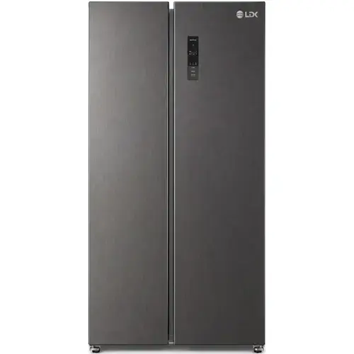 Side by Side LDK SBS-525NFDS, Clasa E, Capacitate 525 l, No Frost, Display Control Touch, Racire rapida, Congelare rapida, H 176 cm (Antracit)