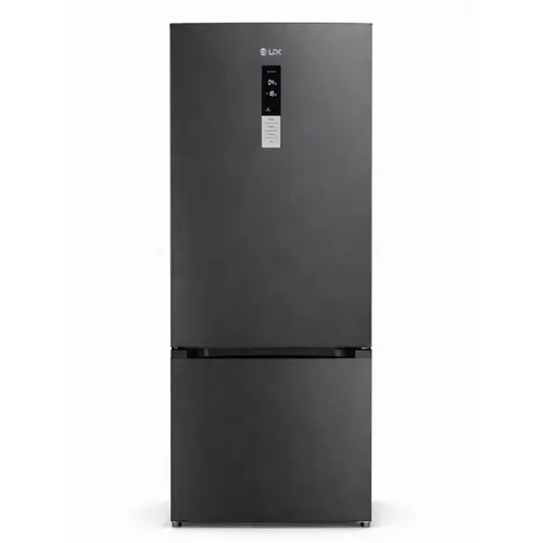 Combina frigorifica LDK CF-442NFDS, Capacitate 442 l, No Frost, Control Touch, MultiAir Flow, Rafturi Sticla, Crisper Box, H 186 cm, Clasa E (Antracit)