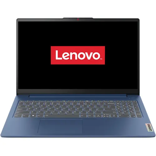 Laptop Lenovo IdeaPad Slim 3 15ABR8 (Procesor AMD Ryzen 7 5825U (16M Cache, up to 4.5 GHz) 15.6inch FHD, 16GB DDR4, 512GB SSD, AMD Radeon Graphics, Albastru)
