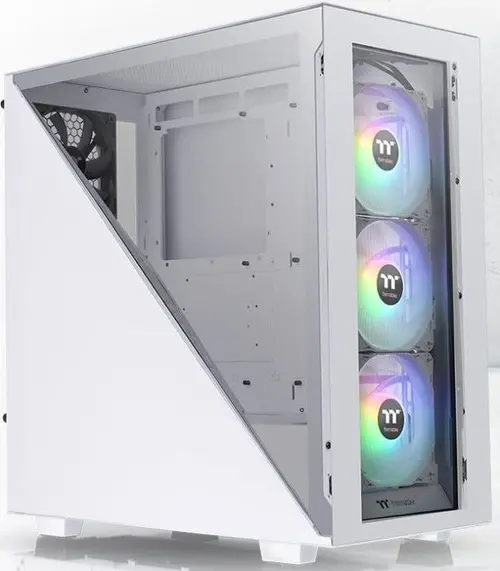 Carcasa Thermaltake Divider 300 TG Snow ARGB, Mid Tower, Sticla securizata (Alb)