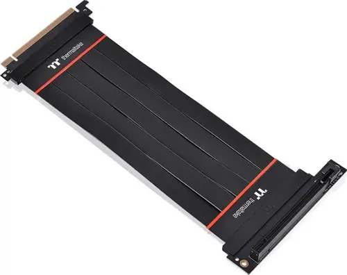 Cablu extensie Thermaltake Riser TT Premium AC-060-CO1OTN-C2, PCI-E 4.0, 200mm, 90 grade