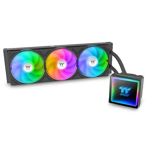 Cooler CPU AIO Thermaltake TH360 V3 ARGB, Racire cu lichid, 360mm, 365W TDP (Negru)