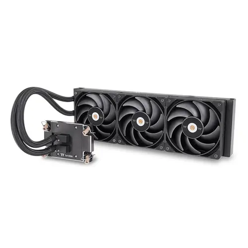 Cooler CPU AIO Workstation/Server Thermaltake AW420, Racire cu lichid, Compatibil cu Intel LGA4710/4677 si AMD sTR5/SP6, 500-2000 RPM, PWM, 625 W TDP (Negru)