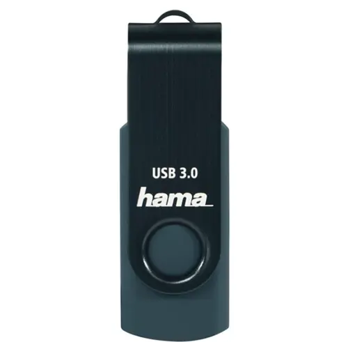 Memorie USB HAMA Rotate 182465, 128GB, USB 3.0, (Albastru)