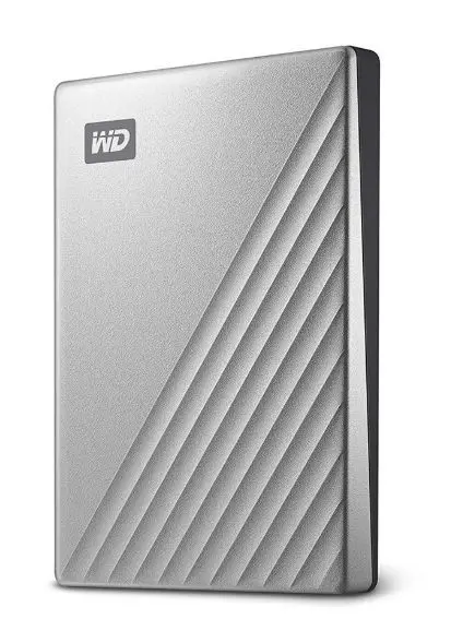 HDD Extern Western Digital My Passport ULTRA, 2TB, 2.5inch, USB 3.1 (Argintiu)