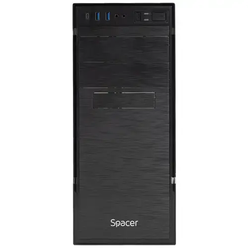 Carcasa Spacer APOLLO, sursa 250W, Middle Tower, Negru