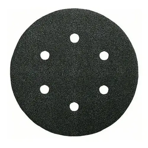 Set 5 foi abrazive Bosch, rotunde 150mm, G600, 6 gauri, prindere velcro