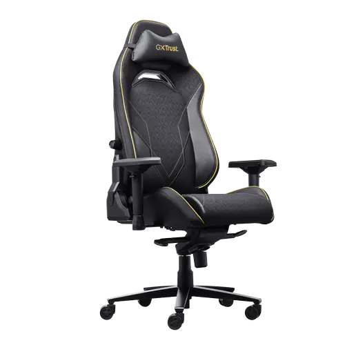 Scaun gaming Trust RGB GXT 721 Ruya Pro, reglabil, Negru