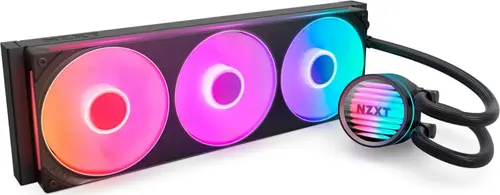 Cooler CPU AIO NZXT Kraken Core 360 RGB, Racire cu lichid, 500-2400 RPM (Negru)