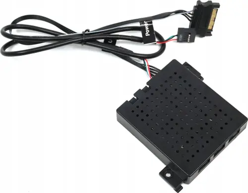 Fan controller NZXT AC-CRFR0-B1, 9 canale, 3-pin/4-pin, 12V (Negru)
