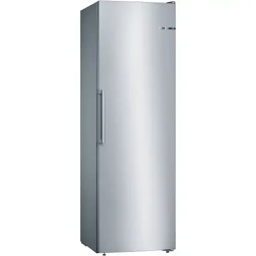 Congelator Bosch GSN36VIEP, 242 L, NoFrost, MultiAirflow, 4 sertare, Display TouchControl, Clasa E, H 186 cm (Inox)