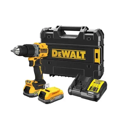 Masina de gaurit, DeWalt, Fara fir, Negru/Galben
