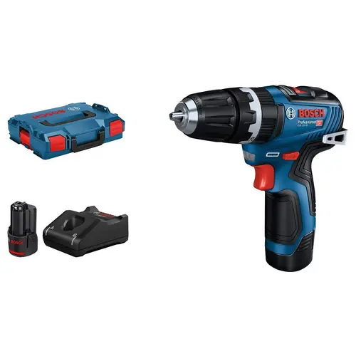 Masina de gaurit Bosch GSB 12V-35, 12 V, 2x3,0 Ah, set cu acumulator