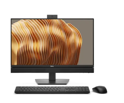 All In One PC DELL Pro 24 AIO QC24250, Procesor Intel® Core™ Ultra 7 265 20 cores, 2.4GHz up to 5.3GHz, 30MB, Arrow Lake, 23.8inch FHD IPS Touchscreen, 32GB RAM, 1TB SSD, Wi-Fi, Bluetooth, Intel Graphics, Camera Web, Windows 11 Pro (Negru)