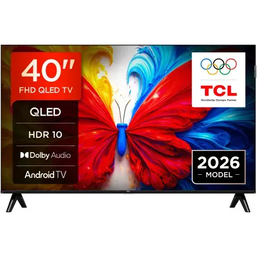 Televizor QLED TCL 101 cm (40inch) 40S5L, Full HD, Smart TV, WiFi, Clasa F (Model 2026)