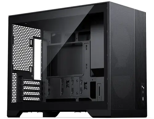 Carcasa PHANTKES XT M3, Mini PC, mATX, Sticla securizata (Negru)