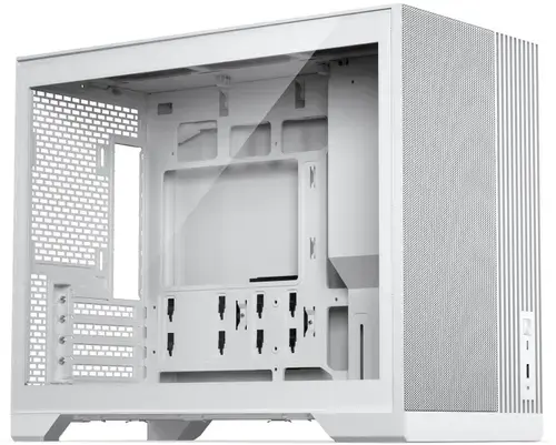 Carcasa PHANTKES XT M3, Mini PC, mATX, Sticla securizata (Alb)