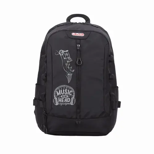 Rucsac scoala Herlitz Boost, 46x32x17cm, Negru