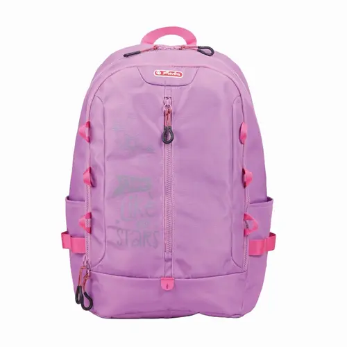 Rucsac scolar Herlitz Boost, liliac, 46x32x17cm