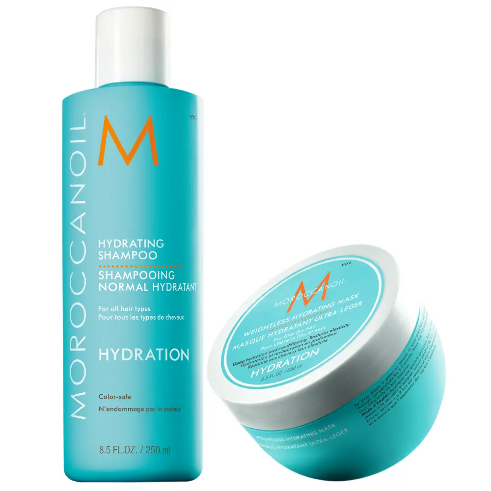Set Moroccanoil Hydrating Shampoo & Weightless Mask 2x250ml
