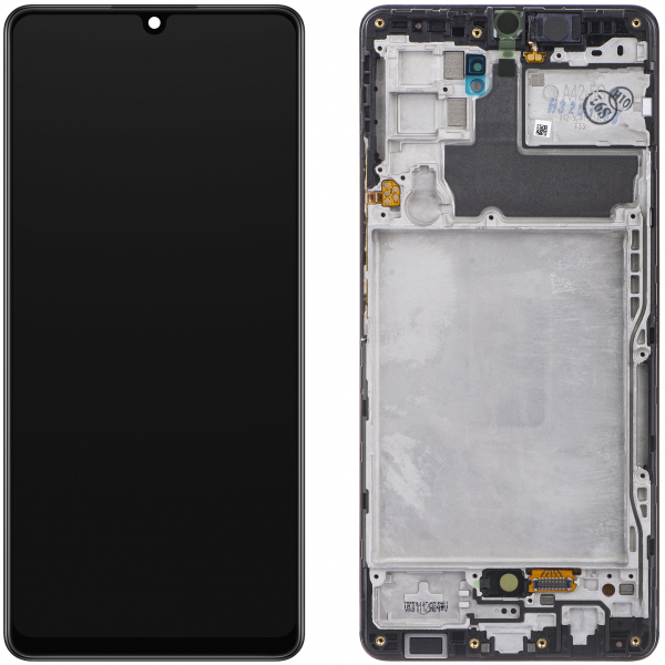 Display cu Touchscreen Samsung Galaxy A42 5G A426, cu Rama, Negru, Service Pack GH82-24375A