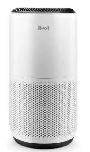 Purificator de aer Smart Levoit Core 400S Wi-Fi, Filtru 3 in 1 True HEPA H13, Carbon Activ, Senzor Calitate Aer, Mod Auto, Compatibil cu Alexa/Google Home, Panou Comanda Touch Screen, Control Remote (Alb)