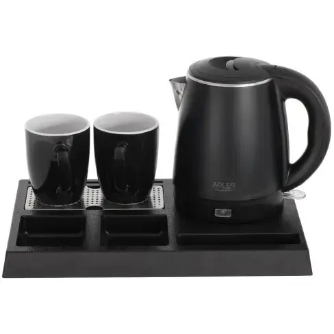 Set fierbator electric Adler AD 1387, 1300 W, 1 l, Negru