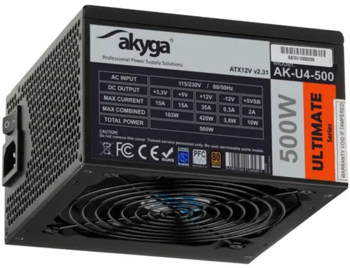 Surse Akyga Ultimate AK-U4-600, ATX, 600W