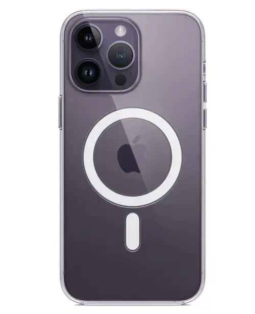 Protectie Spate Apple mpu73zm/a pentru Apple iPhone 14 Pro Max, Magsafe (Transparent)