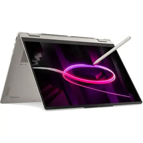 Laptop 2in1 Lenovo Yoga 7 16AGP11 (Procesor AMD Ryzen™ AI 5 435 (8M Cache, up to 4.5 GHz) 16inch WUXGA OLED Touch, 16GB LPDDR5X, 512GB SSD, AMD Radeon 840M, Crem)
