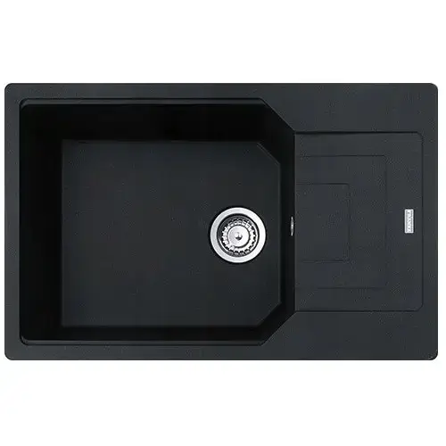 Chiuveta Franke ubg 611-78L, 780X500 mm, reversibila, Negru