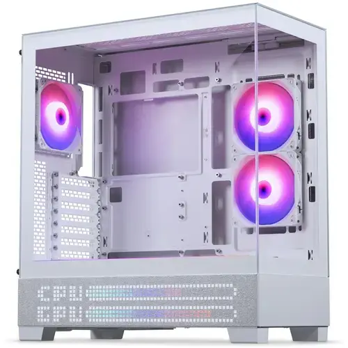 Carcasa PHANTEKS XT VIEW MATRIX, Mid Tower, Sticla Securizata, Afisaj LED (Alb)