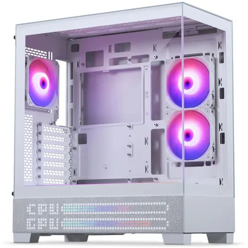 Carcasa PHANTEKS XT VIEW MATRIX, Mid Tower, Sticla Securizata, Afisaj LED (Alb)