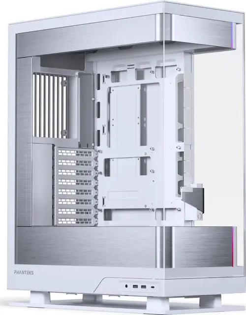 Carcasa Phanteks Evolv X2 DRGB, Midi Tower, E-ATX, Sticla Securizata, USB-A 3.0, 1x USB Type-C (Alb)