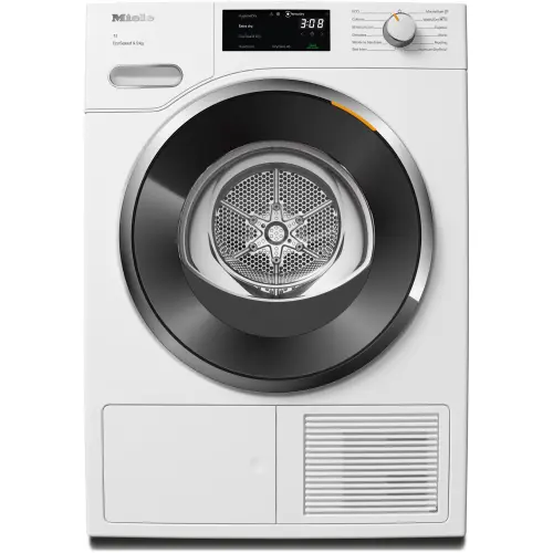 Uscator de rufe Miele TWH 780 WP, 9 kg, Clasa C, DirectSensor, SilenceDrum, DryCare 40, HygieneDry (Alb)