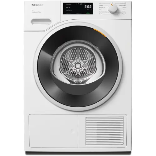 Uscator de rufe Miele, TWD 640 WP, 9 kg, Clasa C, DirectSensor, DryCare 40, HygieneDry, Miele@home (Alb)