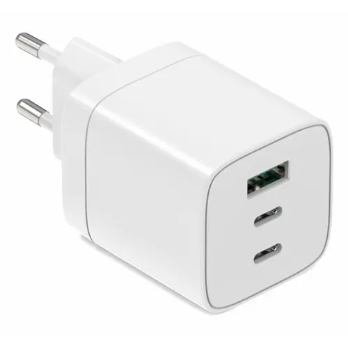Incarcator retea Serioux SRXA-WC30, 1 x USB-A, 2 x USB-C, 65 W, Alb