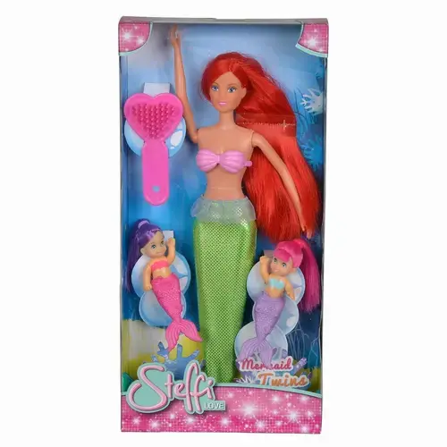 Set de joaca Steffi Love Mermaid Twins, cu corp verde