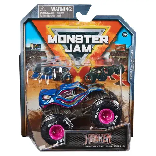 Masinuta diecast Monster Jam - Kraken, 1:64
