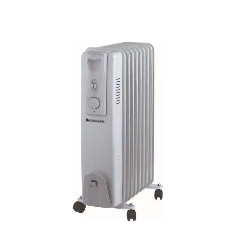 Calorifer electric cu ulei Ravanson OH-09, 2000 W, 9 elementi, Gri